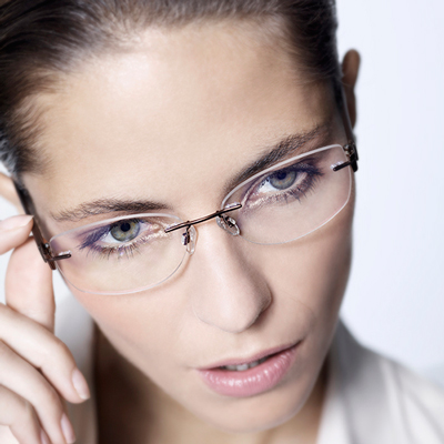 Stepper Ladies Rimless Glasses | www.tapdance.org