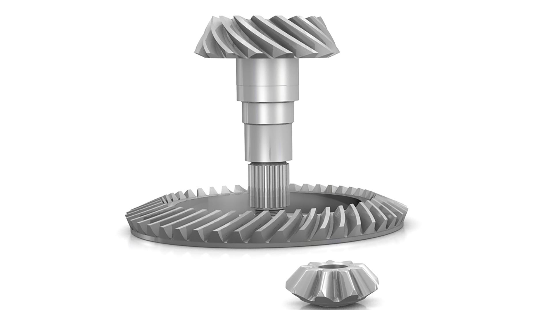 Spiral and straight bevel gear