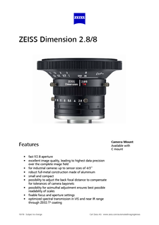 Preview image of ZEISS Dimension 2.8/8