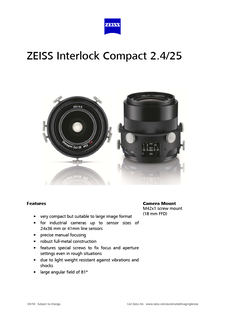 Preview image of ZEISS Interlock Compact 2.4/25