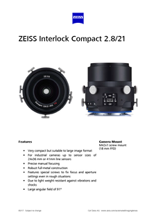 Preview image of ZEISS Interlock Compact 2.8/21