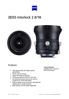 Preview image of ZEISS Interlock 2.8/18