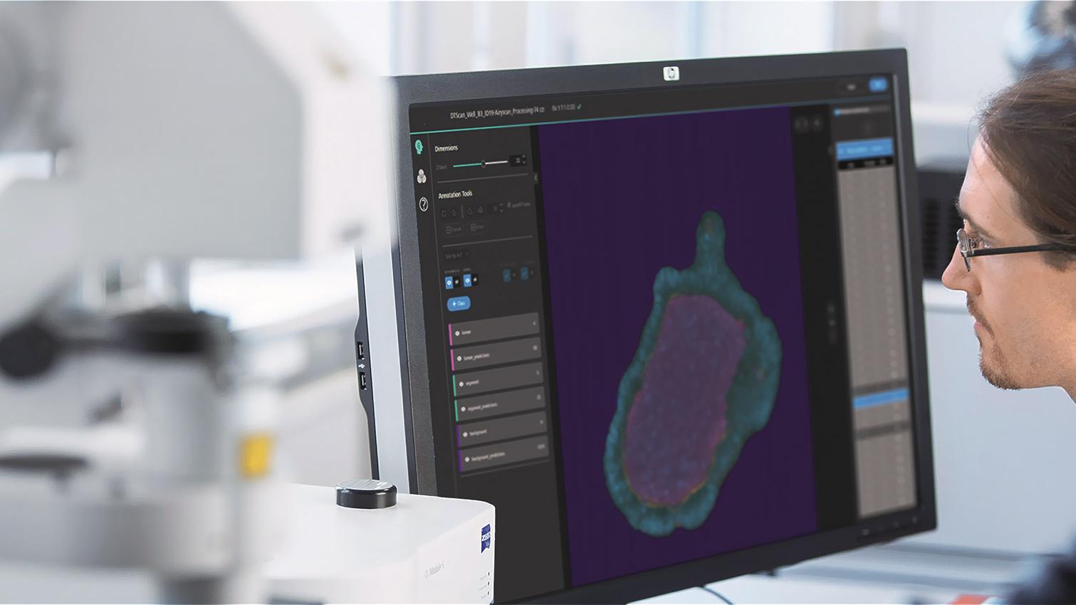 ZEISS arivis Cloud software makes AI model training accessible